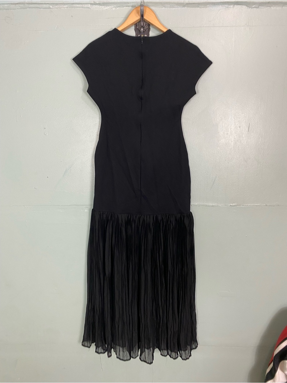 Delfi Collective Nova Dress Black Maxi Cut Out Drop Waist Large - Picture 6 of 7